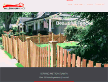 Tablet Screenshot of millenniumfence.net